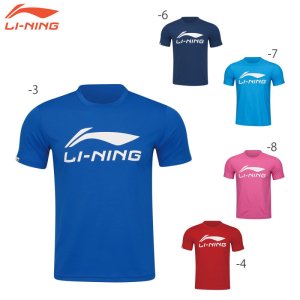 画像1: LI-NING　ユニTシャツ　ネイビー　XLサイズ/AHSR789 (1)