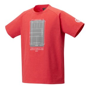 画像1: ヨネックス　ユニドライTシャツ　コーラルレッド/YOB25001 (1)