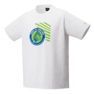 画像1: ヨネックス　ジュニアドライTシャツ　ホワイト　150サイズ/YOB25004 (1)